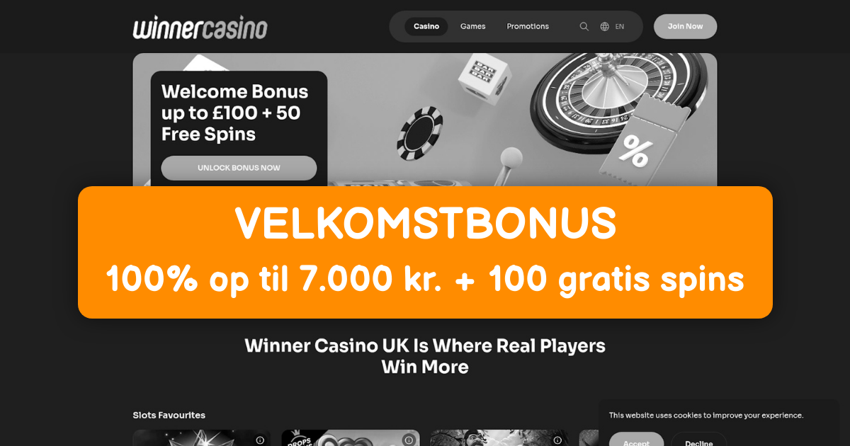 Winner Casino i Danmark: Bedste Slots